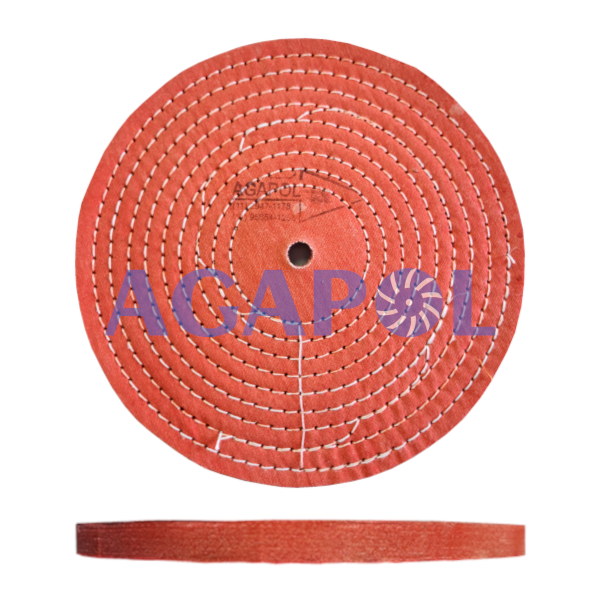Disco Algodão Resinado Vermelho