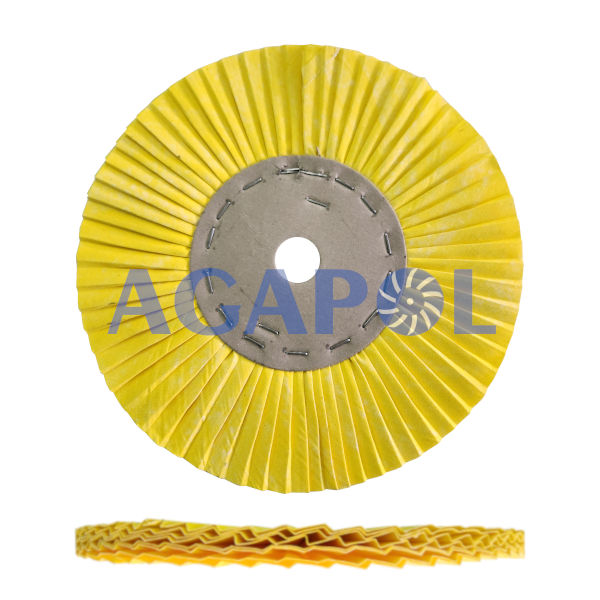 Roda Plissadinha Amarela