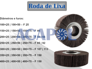 Roda de lixa para afinação